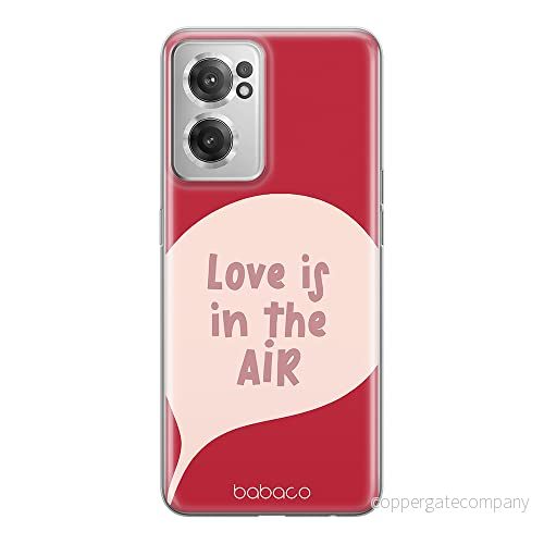 ERT GROUP mobiltelefonfodral för Oneplus NORD CE 2 originalt och officiellt licensierat Babaco mönster Love is in the air 001 anpassad till formen på mobiltelefonen, fodral tillverkad av TPU plast 5905511290443