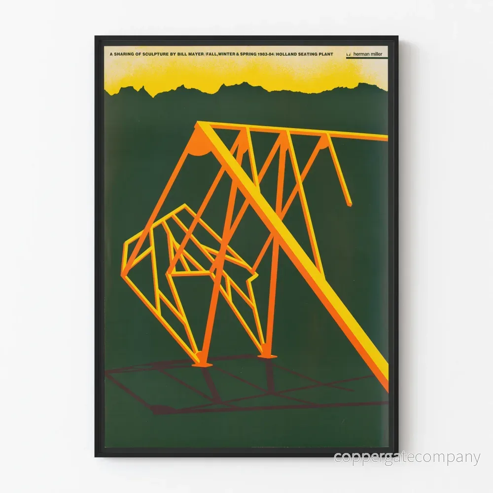 Posters Design Sculpture Bill Mayer 1983-84