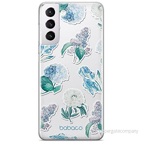 ERT GROUP mobiltelefonfodral för Samsung S21 originalt och officiellt licensierat Babaco mönster Flowers 029 optimalt anpassad till formen på mobiltelefonen, gedeeltelijk transparant 5905131274199