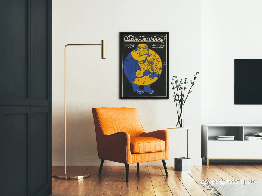 Vintageposter Kladderadatsch Färgglad karta över Europa - Bild 2