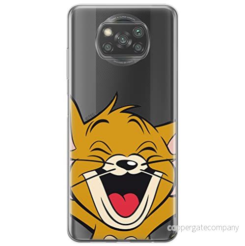 ERT GROUP mobiltelefonfodral för Xiaomi POCOPHONE X3 originalt och officiellt licensierat Tom and Jerry mönster 003 optimalt anpassad till formen på mobiltelefonen, gedeeltelijk transparant 5903537126340
