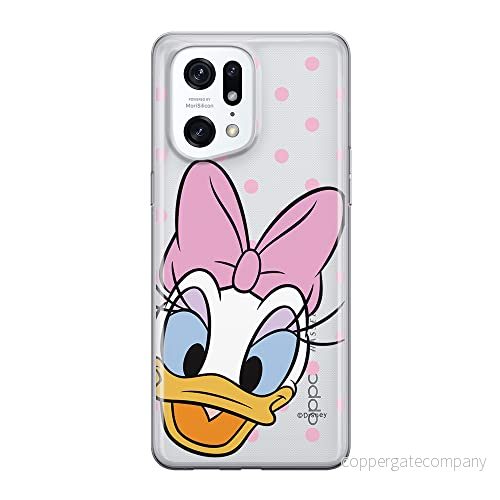 ERT GROUP mobiltelefonfodral för Oppo FIND X5 PRO originalt och officiellt licensierat Disney mönster Daisy 004 optimalt anpassad till formen på mobiltelefonen, gedeeltelijk transparant 5905511404550