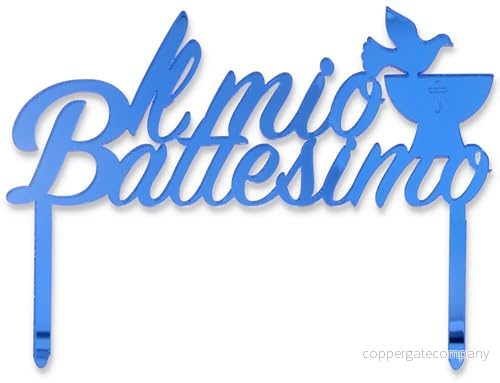 Cake Topper Dop Blå 8011684053062