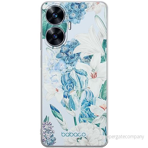 ERT GROUP mobiltelefonfodral för Realme C55 originalt och officiellt licensierat Babaco mönster Flowers 026 optimalt anpassad till formen på mobiltelefonen, fodral tillverkad av TPU plast 5905511868222