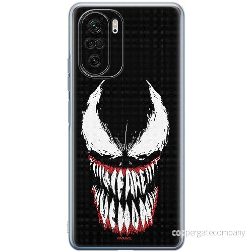 ERT GROUP mobiltelefonfodral för Xiaomi MI 11i/ REDMI K40/K40 PRO/POCO F3/ F3 PRO originalt och officiellt licensierat Marvel mönster Venom 005, fodral tillverkad av TPU plast 5905511886066