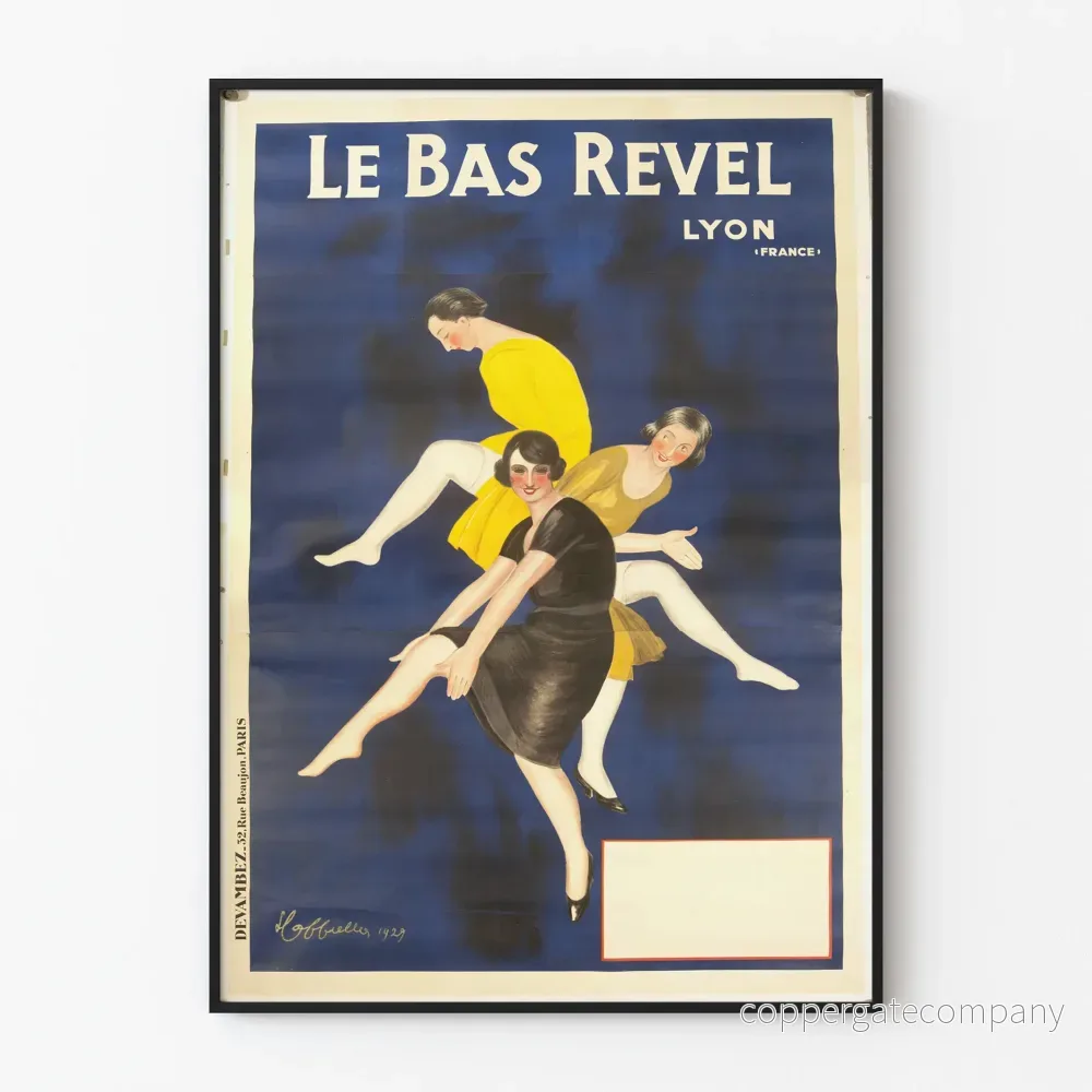 Vintageposter Le Bas Revel Lyon 1929