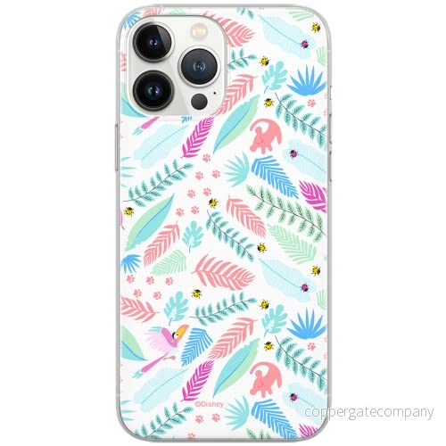 ERT GROUP mobiltelefonfodral för Iphone 13 PRO originalt och officiellt licensierat Disney mönster Lion King 001 Vit optimalt anpassad till formen på mobiltelefonen, fodral tillverkad av TPU plast 5903932852684