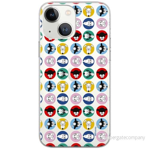 ERT GROUP mobiltelefonfodral för Iphone 13 MINI originalt och officiellt licensierat Disney mönster Minnie 037 Vit optimalt anpassad till formen på mobiltelefonen, fodral tillverkad av TPU plast 5903932833348
