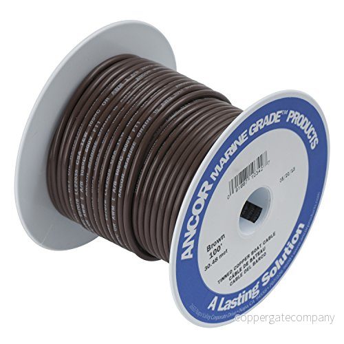 Ancor Primär tråd och batterikabel i marin kvalitet (brun, 250 fot, 18 AWG) 91887801446