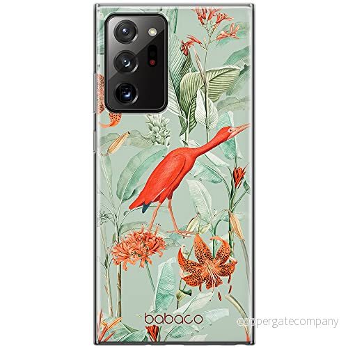 ERT GROUP mobiltelefonfodral för Samsung GALAXY NOTE 20 ULTRA originalt och officiellt licensierat Babaco mönster Flowers 049 anpassad till formen på mobiltelefonen, fodral tillverkad av TPU plast 5905131345134