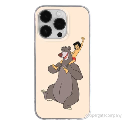 ERT GROUP mobiltelefonfodral för Apple Iphone 14 PRO originalt och officiellt licensierat Disney mönster Jungle Book 002 optimalt anpassad till formen på mobiltelefonen, fodral tillverkad av TPU plast 5905131919236