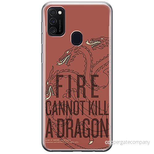 ERT GROUP mobiltelefonfodral för Samsung M21 originalt och officiellt licensierat Game od Thrones mönster of 015 anpassad till formen på mobiltelefonen, fodral tillverkad av TPU plast 5903932685008