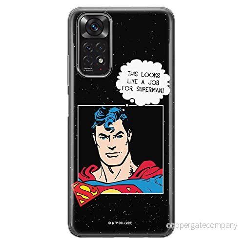 ERT GROUP mobiltelefonfodral för Xiaomi REDMI 10 originalt och officiellt licensierat DC mönster Superman 037 anpassad till formen på mobiltelefonen, fodral tillverkad av TPU plast 5905131572622