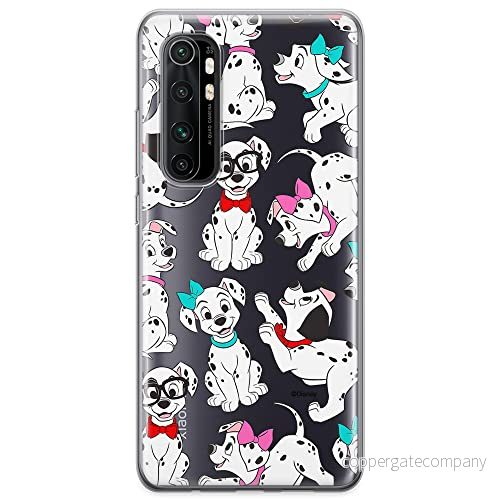 ERT GROUP mobiltelefonfodral för Xiaomi MI NOTE 10 Lite originalt och officiellt licensierat Disney mönster Dalmatians 006 optimalt anpassad till formen på mobiltelefonen, gedeeltelijk transparant 5905131801388