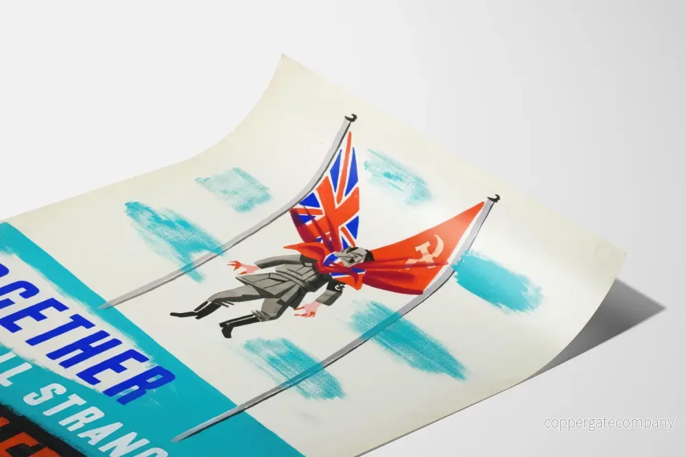 Historisk propagandaposter mot nazismen och fascismen - Bild 3