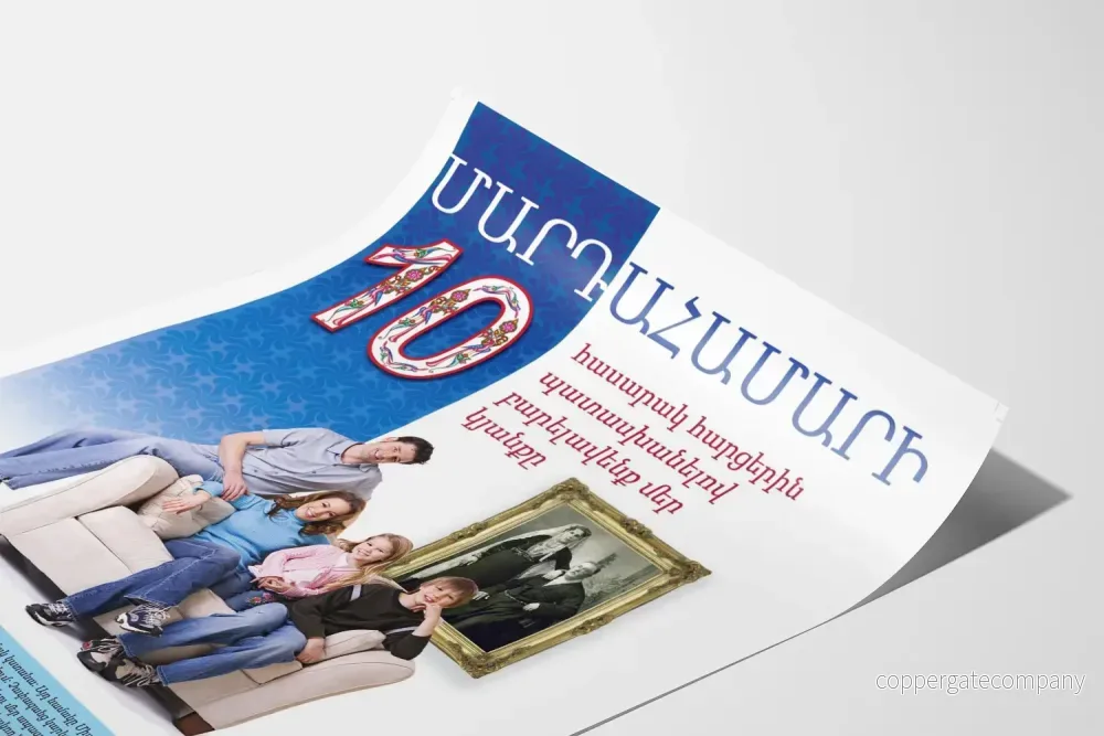 Informationsposter för folkräkningen 2010 på armeniska för väggdekoration - Bild 3
