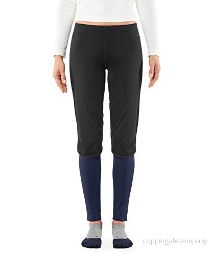 FALKE Kvinnor Vindtät Långa tights Sport Performance tyg, finns i marinblå, storlekar XSXL, 1 del varm, svettabsorberande, snabbtorkande, vattentålig, vindtät, reflekterande detaljer BLÅ M 4043874234030
