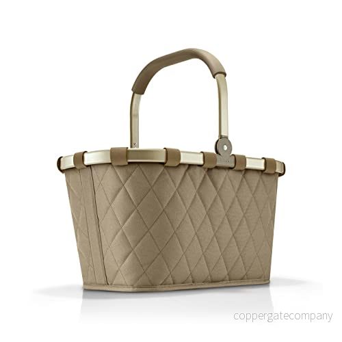 carrybag robust shoppingkorg med gott om förvaringsutrymme och praktisk innerficka snygg vattentät design, Rhombus Olive, Talla única, sport 4012013733956