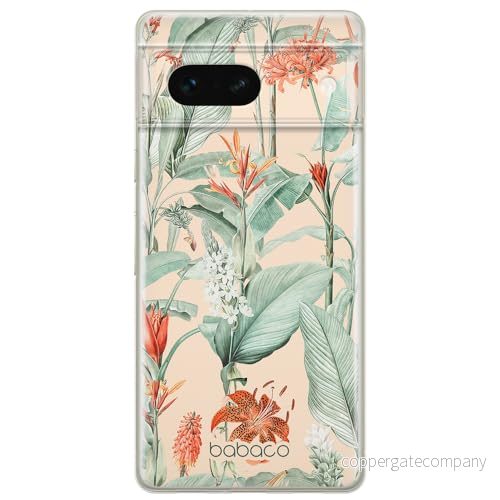 ERT GROUP mobiltelefonfodral för Google PIXEL 7 originalt och officiellt licensierat Babaco mönster Flowers 048 optimalt anpassad till formen på mobiltelefonen, fodral tillverkad av TPU plast 5905795150525