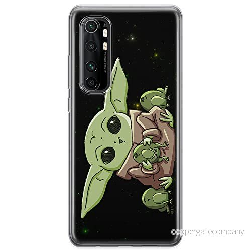 ERT GROUP mobiltelefonfodral för Xiaomi MI NOTE 10 Lite originalt och officiellt licensierat Star Wars mönster Baby Yoda 014 anpassad till formen på mobiltelefonen, fodral tillverkad av TPU plast 5904805054037