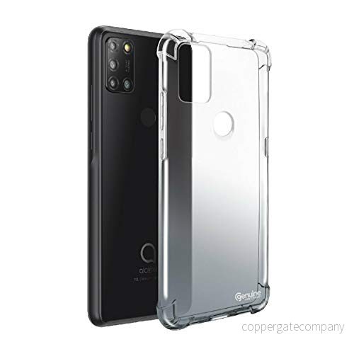 Alcatel 3X 2020 stötsäkert genomskinligt telefonfodral 793618549206