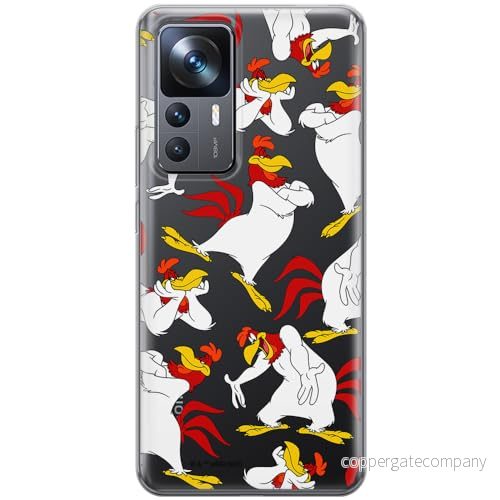 ERT GROUP mobiltelefonfodral för Xiaomi 12T/ 12T pro/ K50 Ultra originalt och officiellt licensierat Looney Tunes mönster Foghorn Leghorn 001, gedeeltelijk transparant 5905511668150
