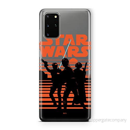 ERT GROUP mobiltelefonfodral för Samsung S20 PLUS / S11 originalt och officiellt licensierat Star Wars mönster 026 Vit optimalt anpassad till formen på mobiltelefonen, gedeeltelijk transparant 5903537528083