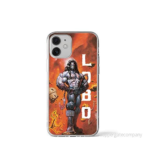 ERT GROUP mobiltelefonfodral för Apple Iphone 12 Mini originalt och officiellt licensierat DC mönster Lobo 003 Vit optimalt anpassad till formen på mobiltelefonen, fodral tillverkad av TPU plast 5903537998879