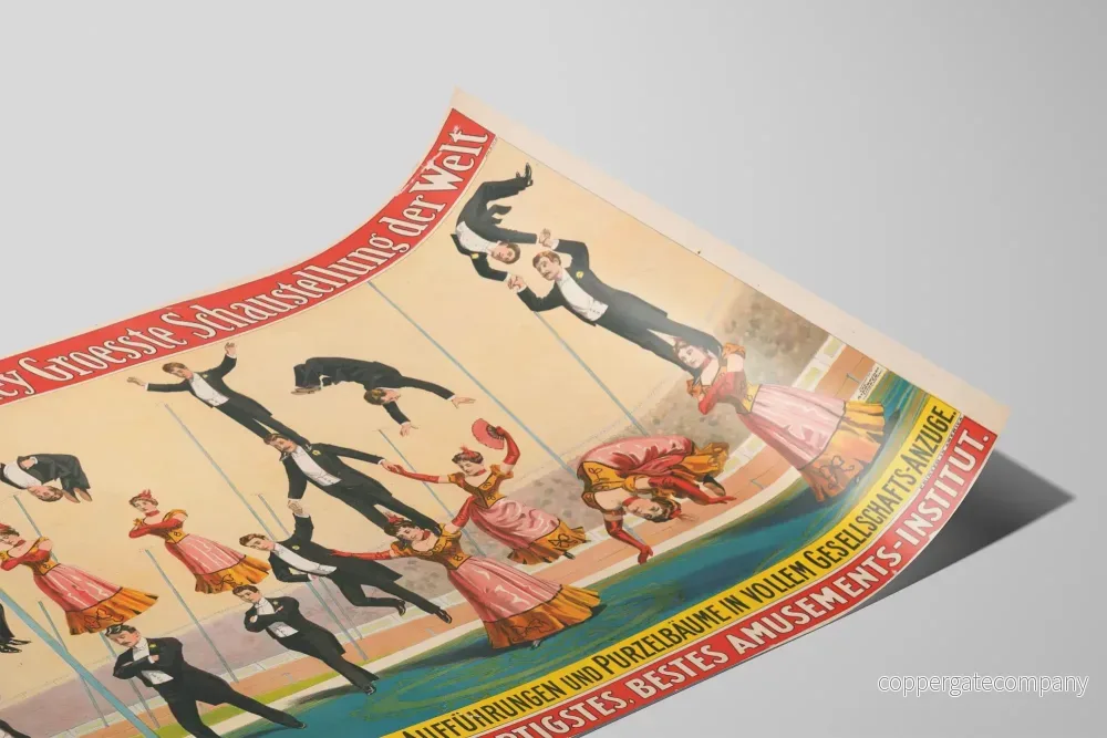 Vintageposter av Barnum & Bailey akrobatikshow - Bild 2