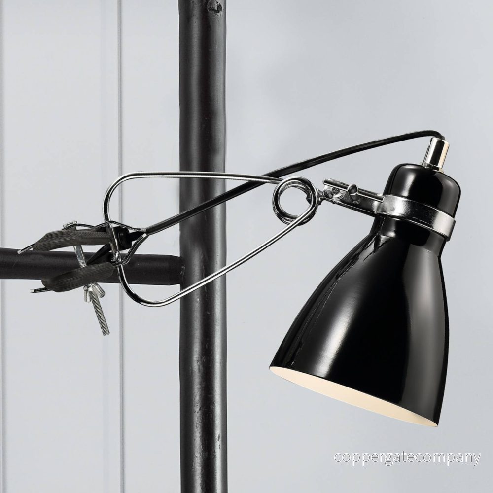 Nordlux Glansfull klämlampa Clone svart 5701581220775 Nordlux Glansfull klämlampa Clone svart 5701581220775