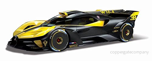 Burago May Cheong GROUP BBURAGO 1/18 Barnfordon från 3 år 11047Y, Bugatti Bolide Yellow 4893993014330