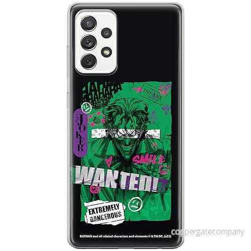 ERT GROUP mobiltelefonfodral för Samsung A73 5G originalt och officiellt licensierat DC mönster Joker 026 optimalt anpassad till formen på mobiltelefonen, fodral tillverkad av TPU plast 5905795052140