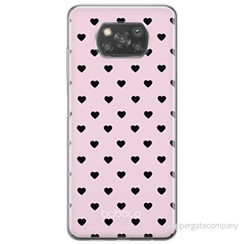 ERT GROUP mobiltelefonfodral för Xiaomi POCOPHONE X3 originalt och officiellt licensierat Babaco mönster Hearts 003 optimalt anpassad till formen på mobiltelefonen, fodral tillverkad av TPU plast 5903537124131