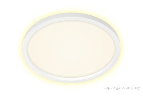 Brilonlampor LED-taklampa, taklampa inkl. bakgrundsbelysning, 22 watt, 3 000 lumen, Kelvin, vit, Ø 42,5 cm 4002707388548