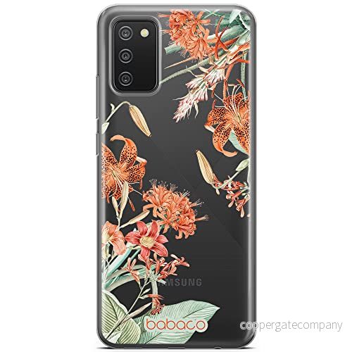 ERT GROUP mobiltelefonfodral för Samsung A02S originalt och officiellt licensierat Babaco mönster Flowers 057 optimalt anpassad till formen på mobiltelefonen, gedeeltelijk transparant 5905131364531