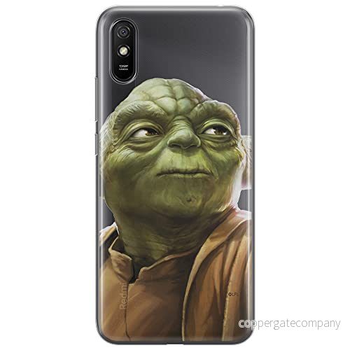 ERT GROUP mobiltelefonfodral för Xiaomi REDMI 9A originalt och officiellt licensierat Star Wars mönster Yoda 006 optimalt anpassad till formen på mobiltelefonen, gedeeltelijk transparant 5903040299647
