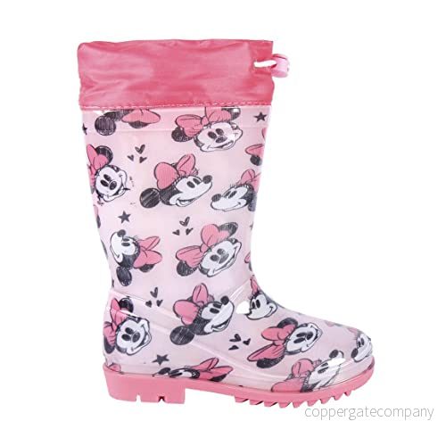 CERDÁ LIFE'S LITTLE MOMENTS Vatten Stövlar Flicka Minnie Mouse Officiell Licens Disney, Regn, Rosa, 28 EU, EU 8445484190779