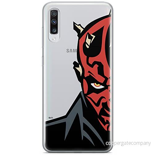 ERT GROUP mobiltelefonfodral för Samsung A70 originalt och officiellt licensierat Star Wars mönster Darth Maul 003 optimalt anpassad till formen på mobiltelefonen, gedeeltelijk transparant 5902980430912