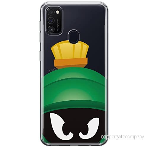 ERT GROUP mobiltelefonfodral för Samsung M21 originalt och officiellt licensierat Looney Tunes mönster Marvin 001 optimalt anpassad till formen på mobiltelefonen, gedeeltelijk transparant 5903040484241