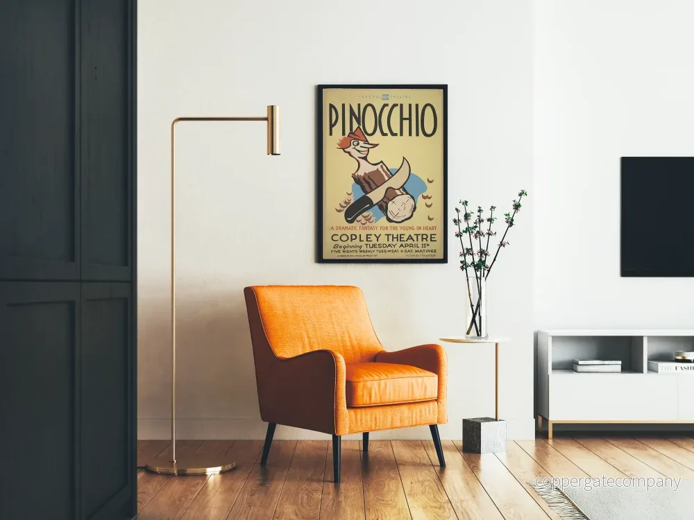 Vintageposter Pinocchio – Klassisk teater väggdekoration - Bild 2