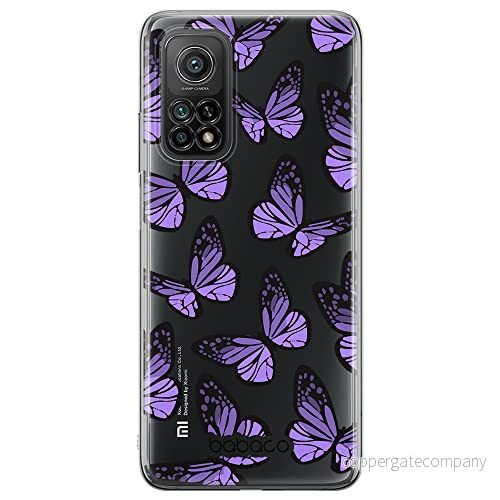 ERT GROUP mobiltelefonfodral för Xiaomi Redmi Note 11 Pro 5G/11 4G originalt och officiellt licensierat Babaco mönster Butterflies 002, gedeeltelijk transparant 5904805725982