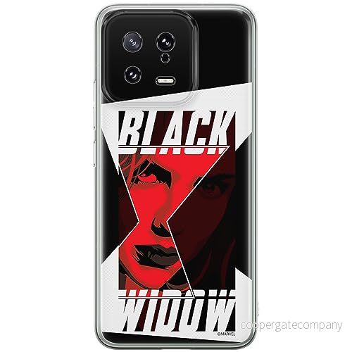 ERT GROUP mobiltelefonfodral för Xiaomi 13 originalt och officiellt licensierat Marvel mönster Black Widow 012 optimalt anpassad till formen på mobiltelefonen, fodral tillverkad av TPU plast 5905511911966