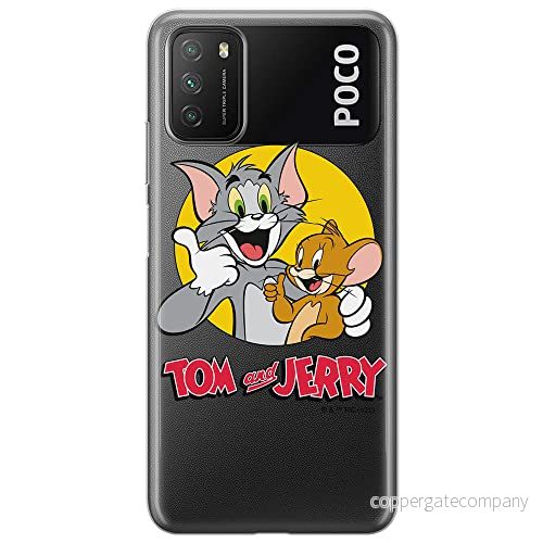 ERT GROUP mobiltelefonfodral för Xiaomi REDMI 9T originalt och officiellt licensierat Tom and Jerry mönster 013 optimalt anpassad till formen på mobiltelefonen, gedeeltelijk transparant 5904805602757