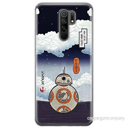 ERT GROUP mobiltelefonfodral för Xiaomi REDMI 9 originalt och officiellt licensierat Star Wars mönster BB 8 011 optimalt anpassad till formen på mobiltelefonen, fodral tillverkad av TPU plast 5903040293676