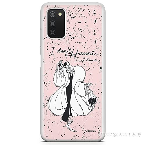 ERT GROUP mobiltelefonfodral för Samsung A03S originalt och officiellt licensierat Disney mönster Cruella and Puppy 001 optimalt anpassad till formen på mobiltelefonen, fodral tillverkad av TPU plast 5903932997194