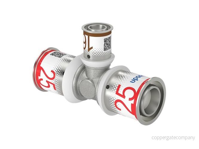 Uponor S-Press Plus T-stycke 25-16-25 mm 6414905218943