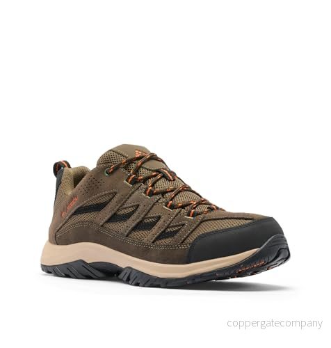 Columbia Crestwood herr Vandringssko, Camo brun/värmevåg, 43 EU Bred 190893803267