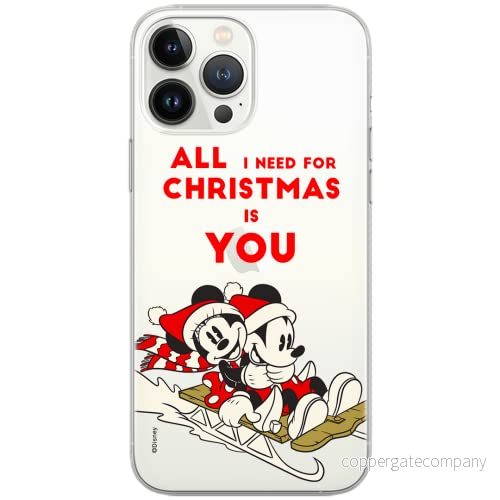 ERT GROUP mobiltelefonfodral för Xiaomi Redmi Note 11T 5G/11S 5G/POCO M4 Pro 5G originalt och officiellt licensierat Disney mönster Mickey & Minnie 015, gedeeltelijk transparant 5904805639739