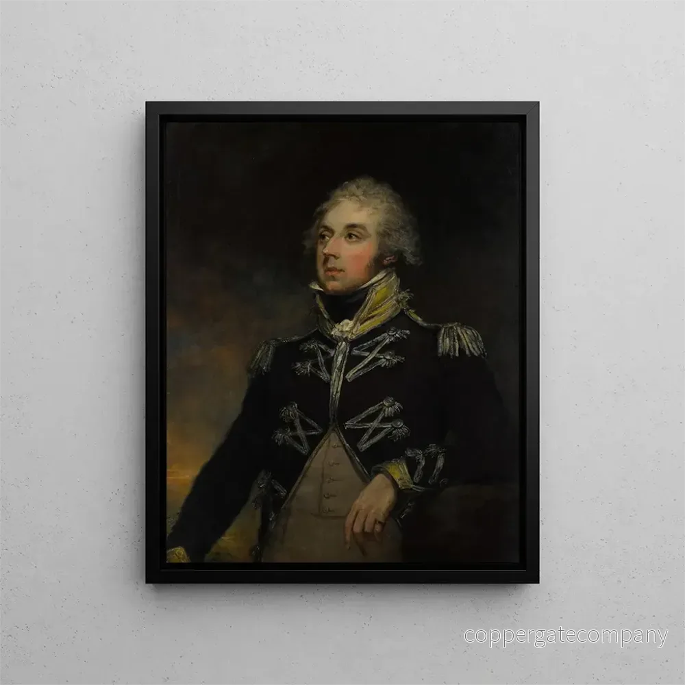 Målning av James Cockburn de Langton – Arthur William Devis | Konsttryck