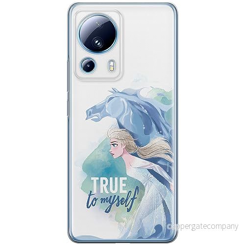 ERT GROUP mobiltelefonfodral för Xiaomi 13 LITE/CIVI 2 originalt och officiellt licensierat Disney mönster Elsa 012 optimalt anpassad till formen på mobiltelefonen, fodral tillverkad av TPU plast 5905511931063